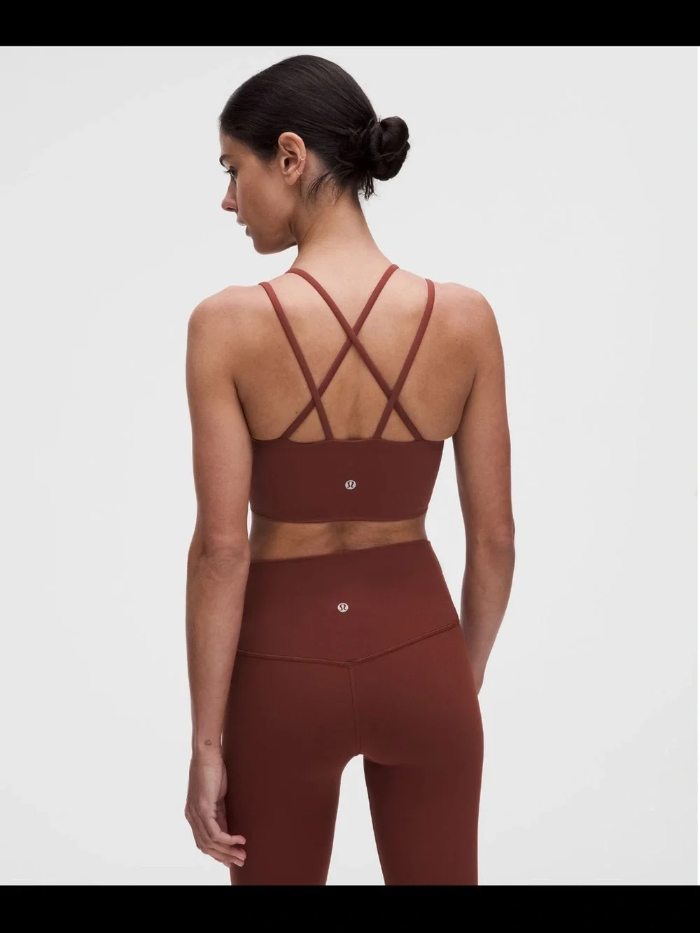 Lululemon Like a Cloud Long Line Ribbed Bra in a light green B/C cup